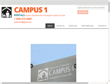 Tablet Screenshot of campus1.com.do